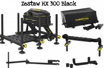ZESTAW HX300 BLACK (Kosz,taca,balkon,feeder arm,uchwyt)